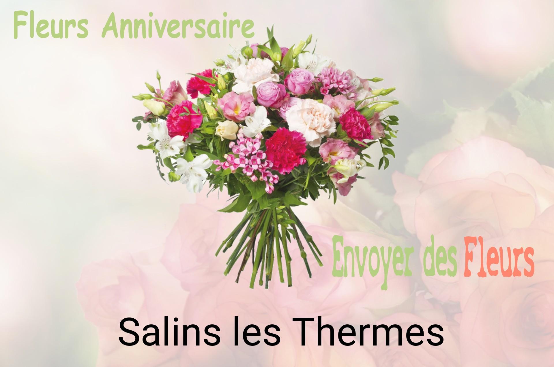 Bouquet de fleurs d’anniversaire livré à Salins-les-Thermes