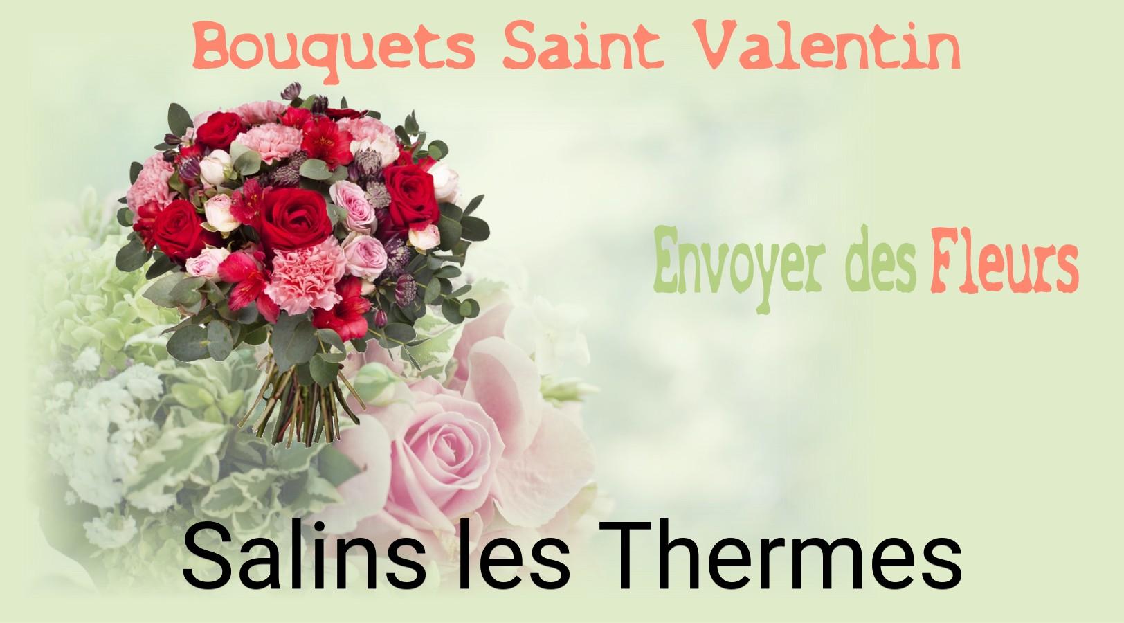 Roses de Saint-Valentin livrées à Salins-les-Thermes